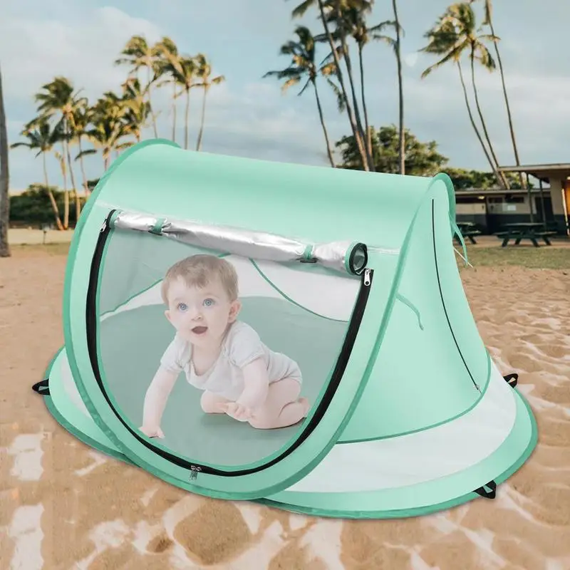 Tente de plage pour bébé, dôme Portable pour tout-petits, Protection UV, Pop-Up, pour parc, extérieur, piscine, cour, voyage, arrière-cour