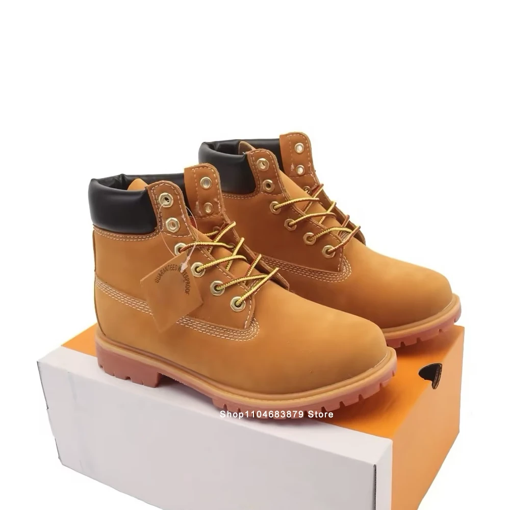 

Classic Boots Men Fashion Outdoor Shoes Genuine Leather Boots 2025 Male and Women Casual Waterproof Boots 6 Inch Boots