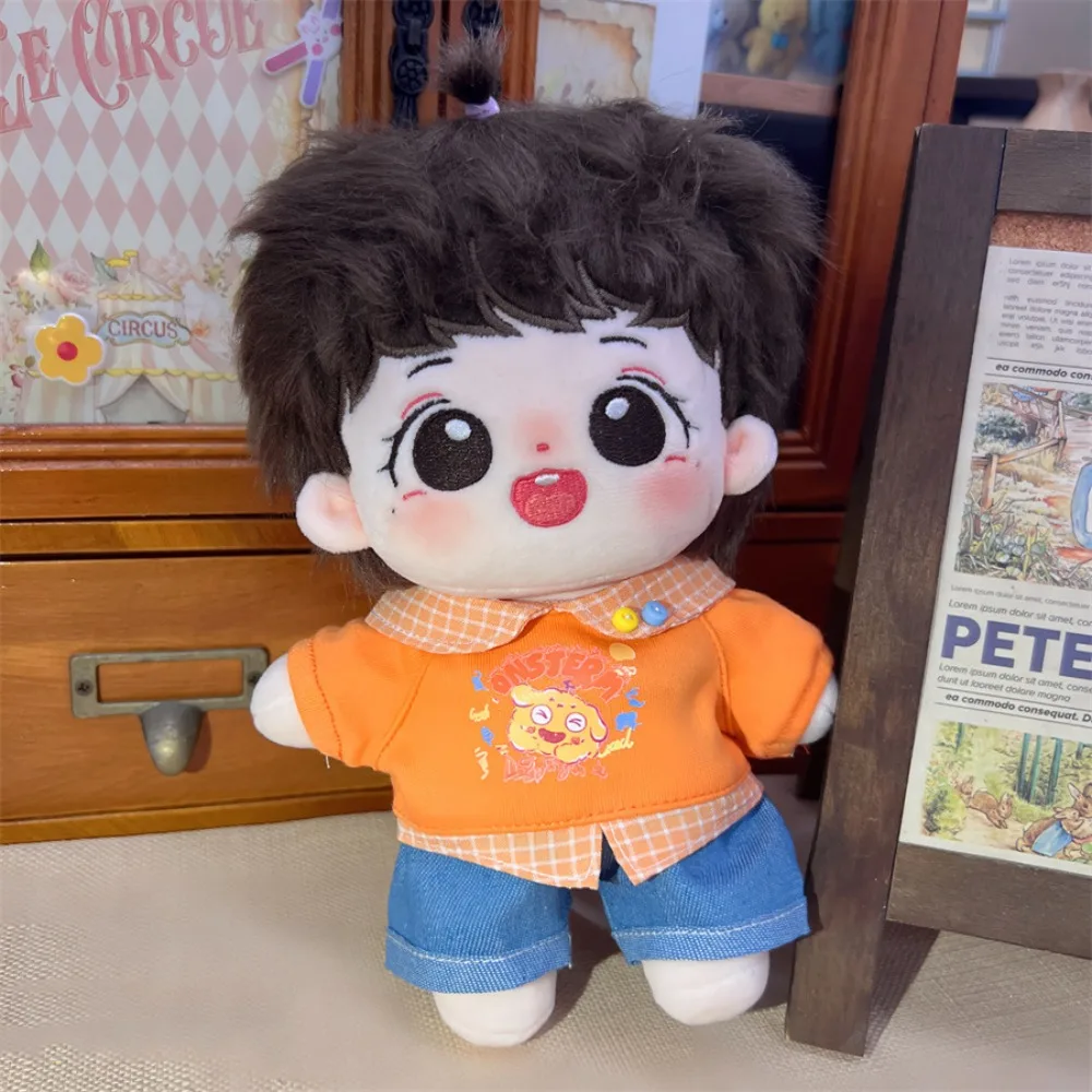 

Hoodie 20CM Cotton Doll Clothes Pants Dress Up Stuffed Doll Suit Outfit Mini Plush Toys Clothes Doll Accessories