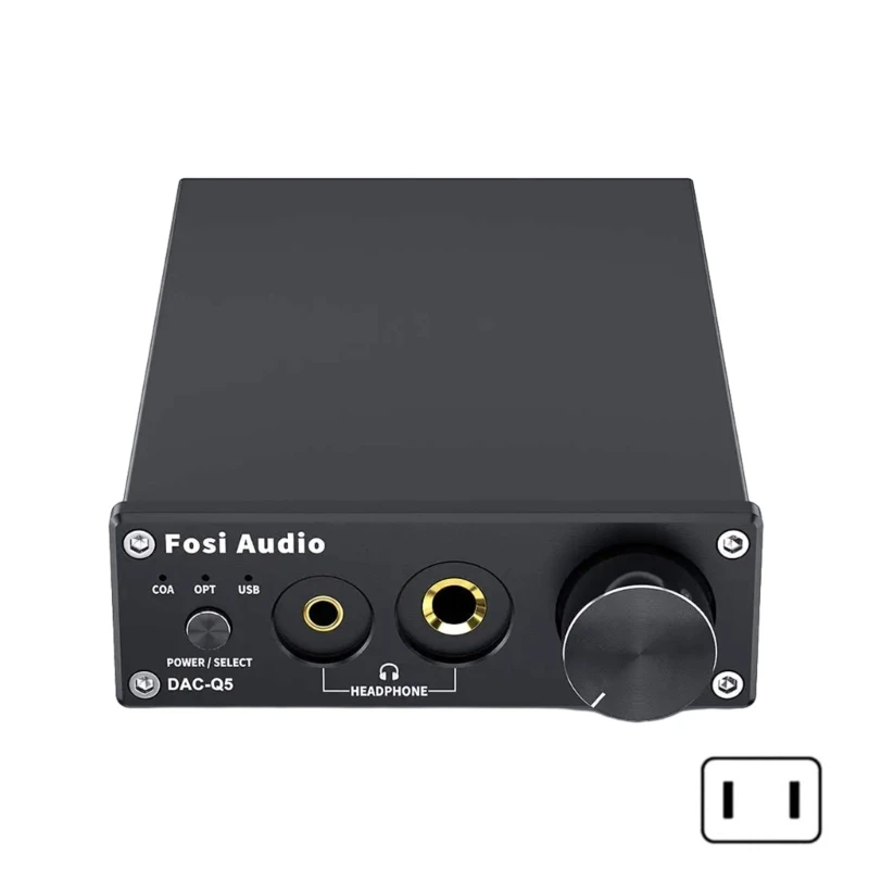 R91A DAC Converter Headphone Amplifier for Active Speakers Digital to Analog Adapter