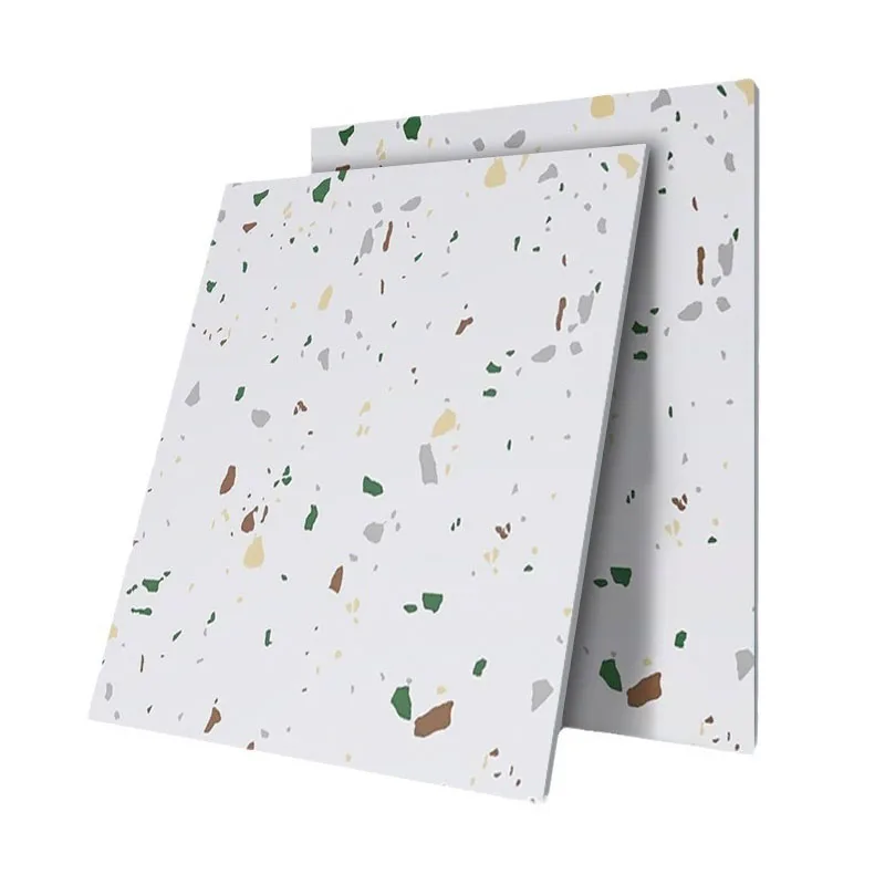 5PCS PVC Self-Adhesive Waterproof Floor Tiles for Bathroom Balcony Kitchen - New Generation Stone Plastic Floor Covering