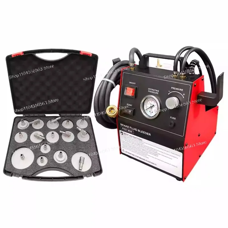 Motorized Pulse Brake Fluid Replacement Machine Car Efficiently Brake Oil Fluid Bleeder 0.6~3 Bar 110V/220V
