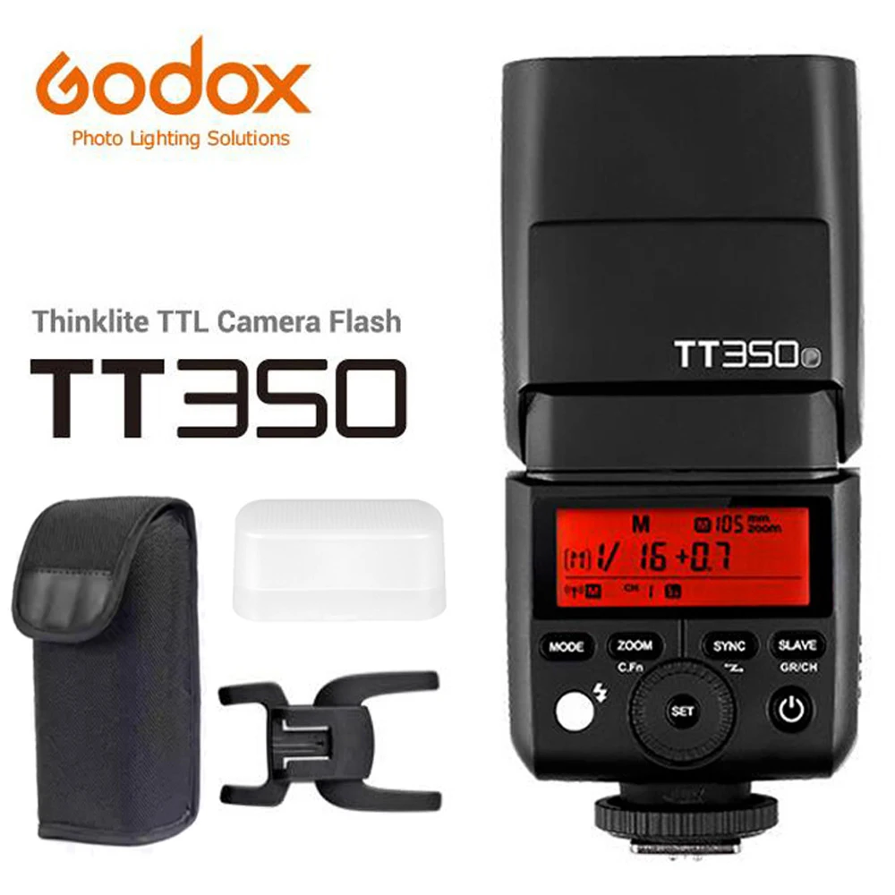 

Godox Mini Speedlite TT350C TT350N TT350S TT350O TT350F TT350P TTL 2.4G HSS Flash TT350 for Canon Nikon Sony Fuji Pentax Olympus