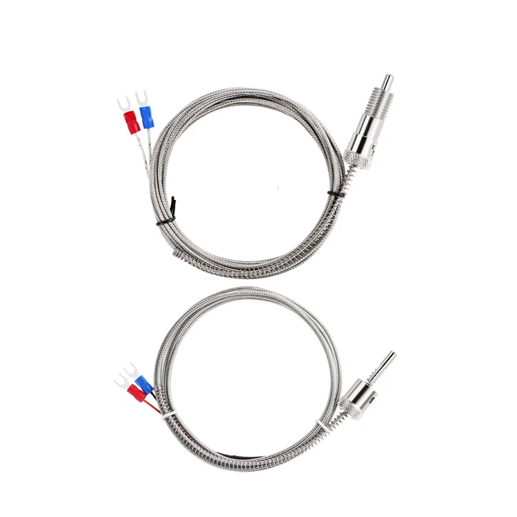 KJ E PT100 compatibele Compression Spring Bayonet RTD Temperature Sensor