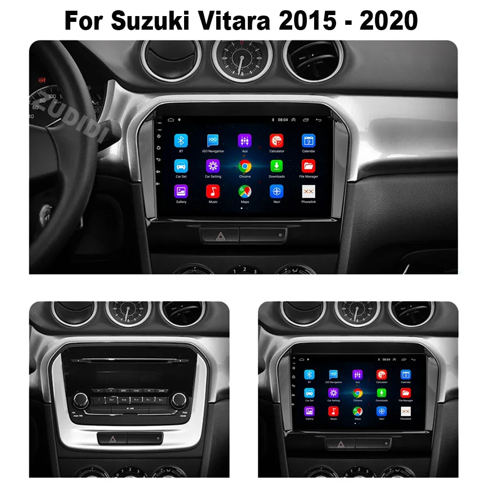 Lecteur DVD DSP 8 Core Android 13 pour Suzuki Vitara 2017, 2018, 2019, 2020, Navigation GPS, Autoradio Stéréo, Limitation