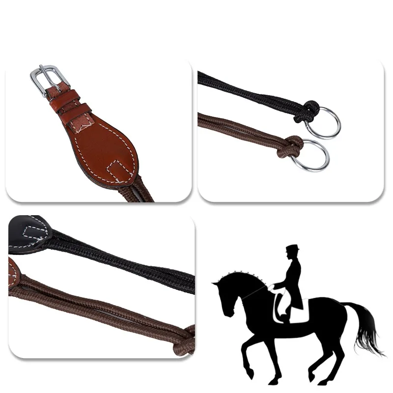 riding horse bit strap cowhide leather band of polo gag bit horse mouth equestrian equipments