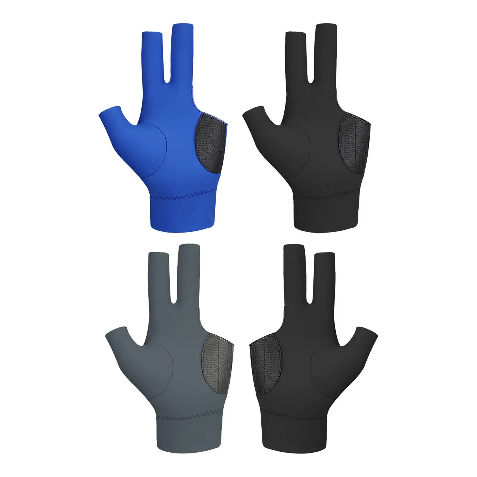 Three Fingers Billiard Glove for Men Women Durable Billiard Accessories Snooker