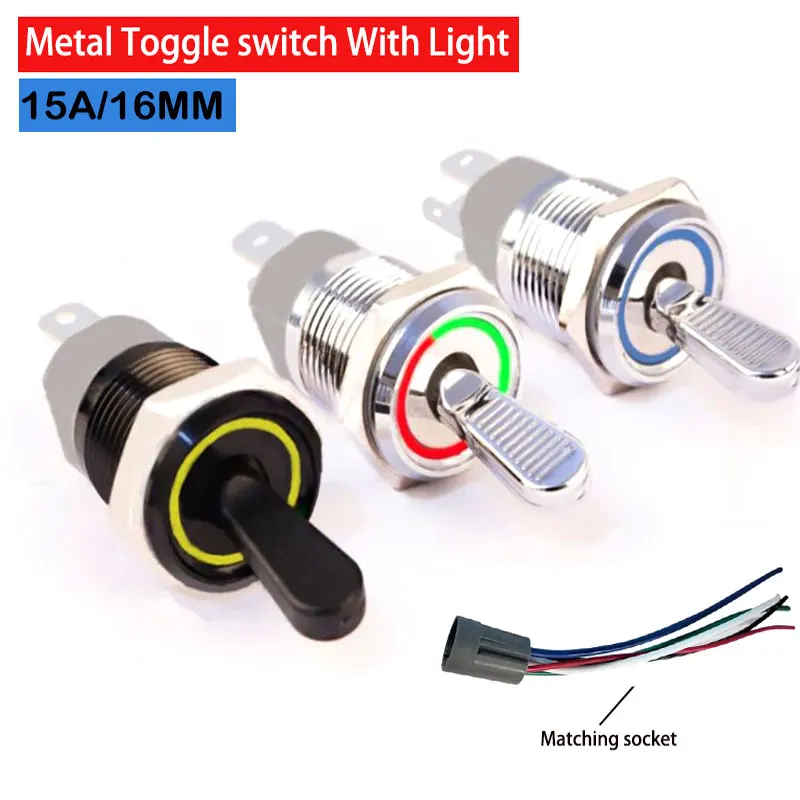 Metal Toggle Switch 10A 16mm Self-Locking With LED – My Real-World Experience After Installing It in My Workshop Control Panel