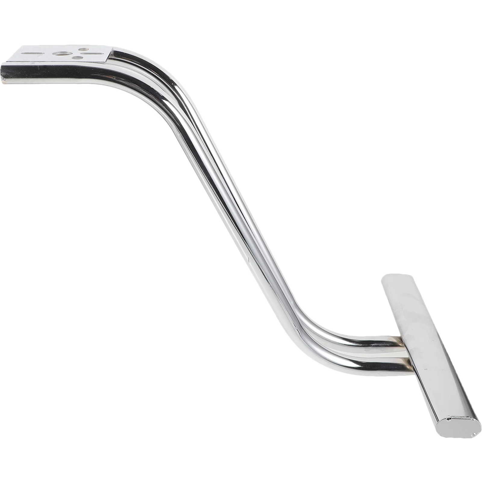 Professional Salon Chair Foot Rest Stainless Steel Heavy Duty Replacement Footplates for Barber Chairs Universal Fit Comfortable