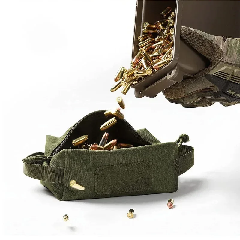 Tactical Gear Ammo Pouch Firearm Ammunition Carrier Bag Gun Safe Accessories Molle Pouch Hunting Shooting Range Gear
