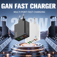 200W Super Fast Charger with 6 Sockets Multi-Device Charging Adapter High-Speed Charging Compatible with Various Electronics