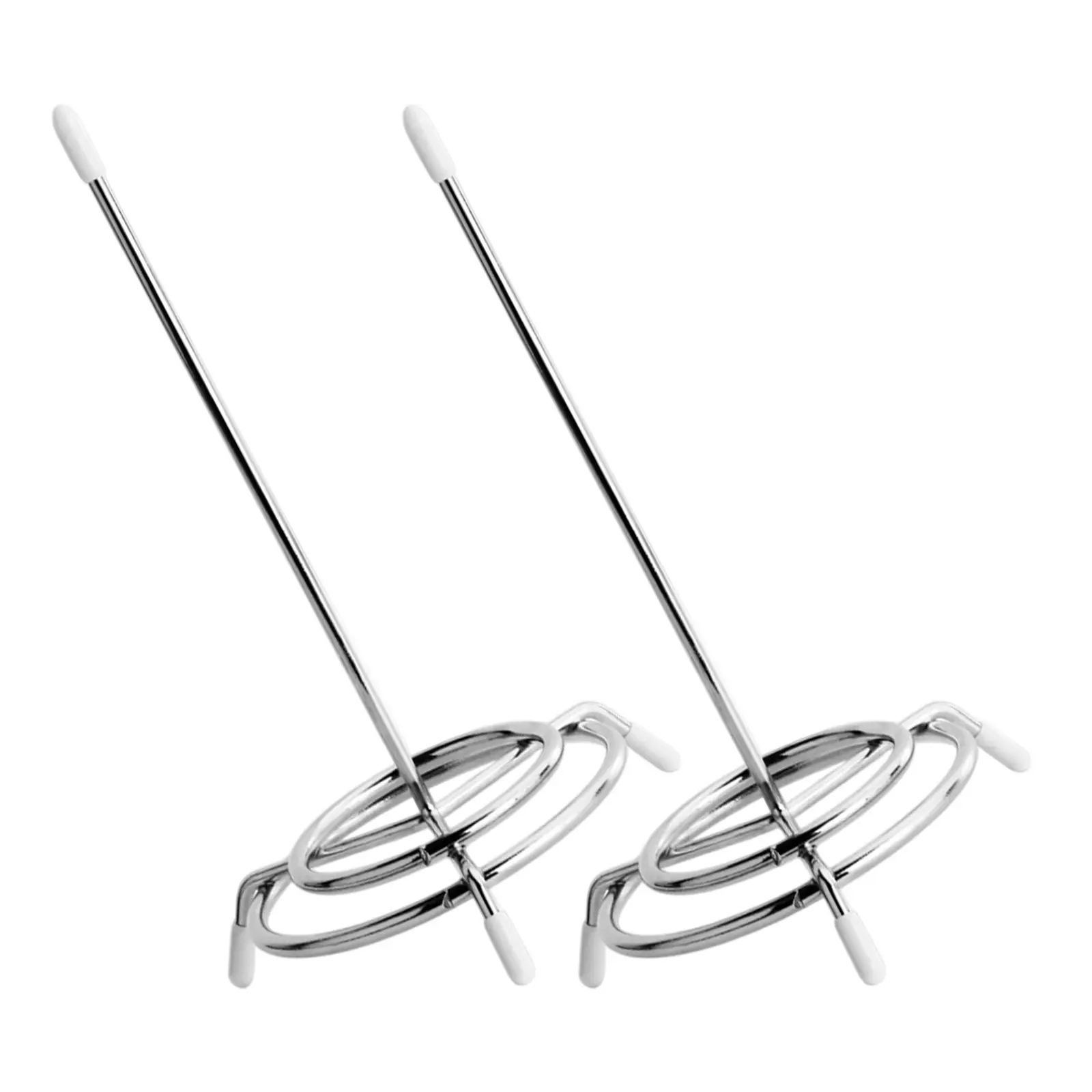 2Pcs Metal Check Holder Receipt Stabber Stand Stable Round Base Bill Organizer for Restaurant Kitchen Office Desk Invoice Paper