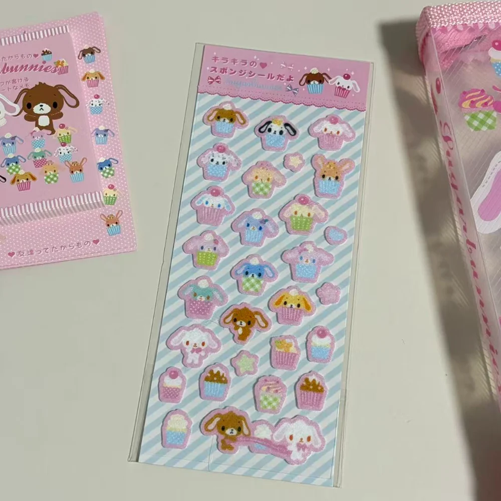 جديد سانريو Sugarbunnies ورأى المواد ملصقات فتاة يده جراب هاتف DIY بها بنفسك الكرتون التصحيحية دفتر المواد الديكور #4