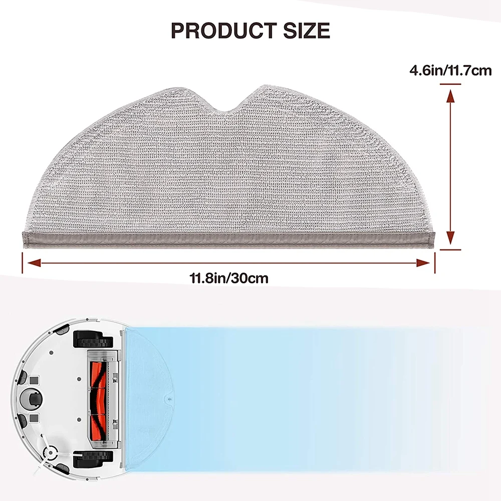 Xiaomi Roborock-掃除機用アクセサリー,5個,s5 max,s50,s55,s6,max v