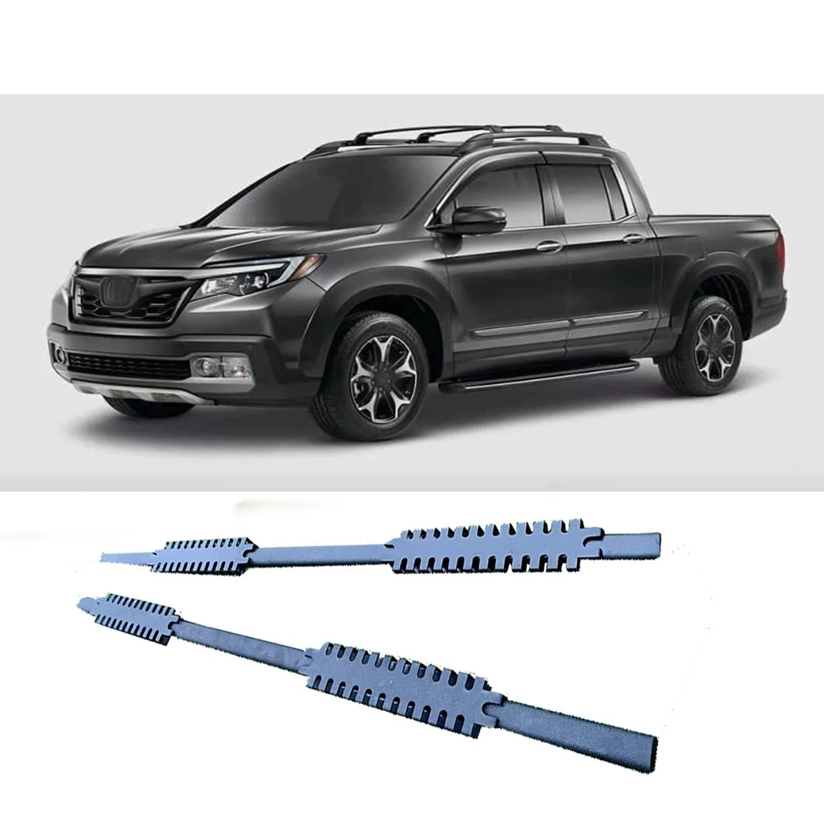 

2pcs Side Step fit for Honda Ridgeline 2017-2024 Running Board Nerf bars Steel