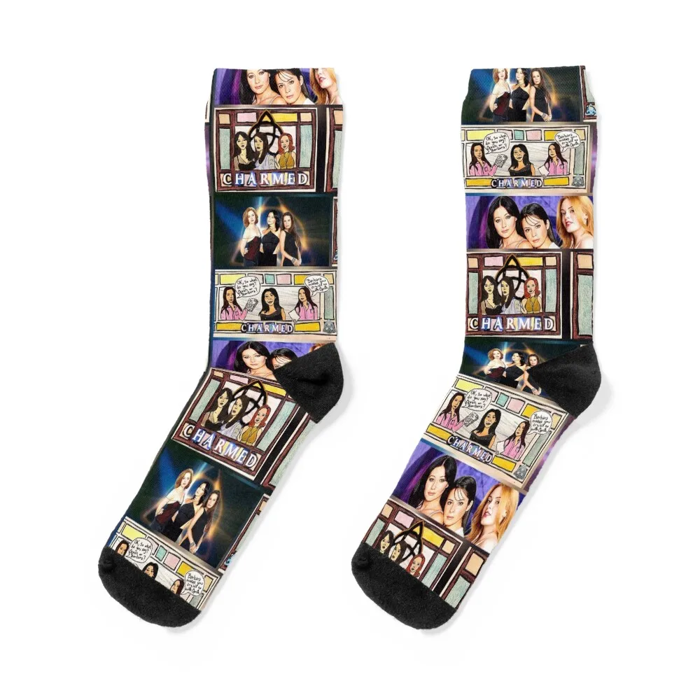 

The Real Charmed Ones Socks hiphop custom aesthetic sports stockings Women's Socks Men's
