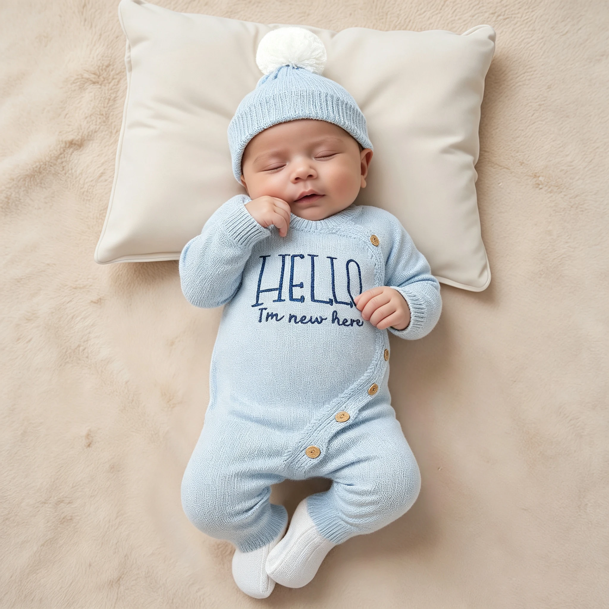 Neugeborenes Baby Junge Mädche – Baby Nursery Embroidery Bewertung und Preis