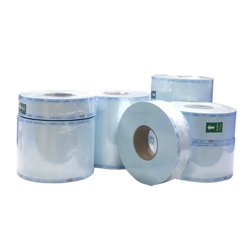 200m/Roll Dental Sterilization Bag Medical-grade For Sealing Machine Oral Product Dental Material For Dentist 50mm 55mm 75mm