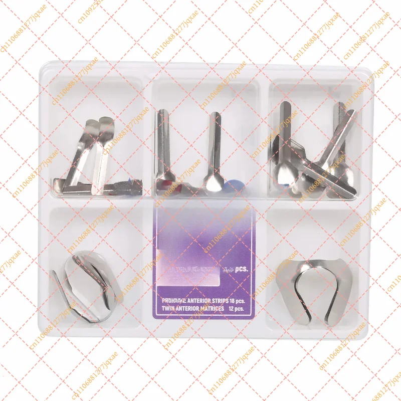 Original TOR Stainless Steel Dental Matrix Band Kit, Anterior & Proximal Strips VM 1.888