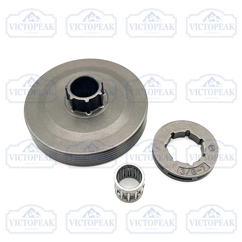 Chainsaw Clutch Drum Sprocket Kit 7 Teeth 3/8