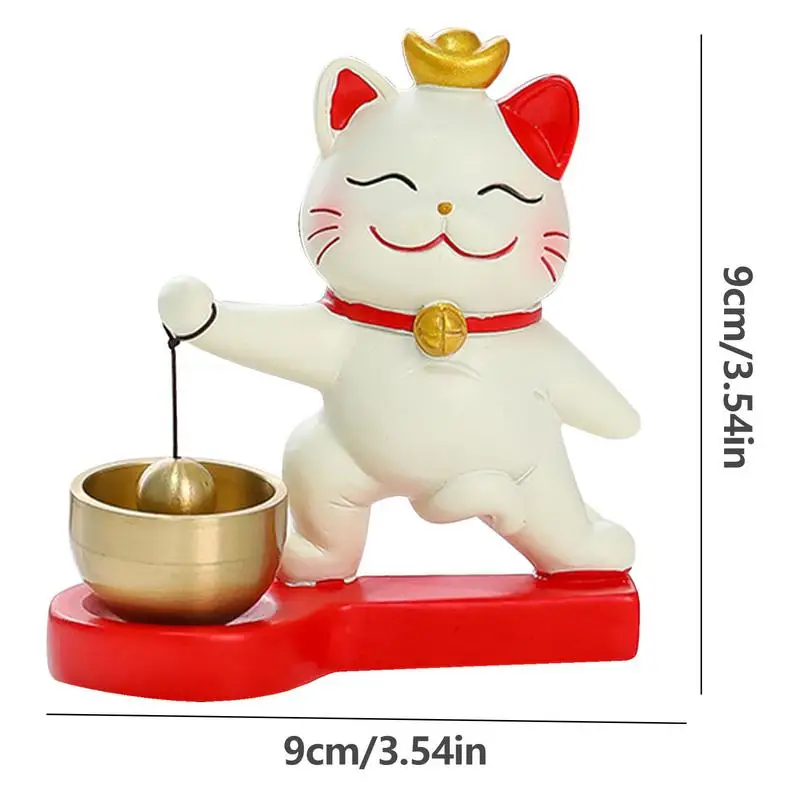 Shopkeepers Bell Wind Chime Cute Lucky Cat Doorbell Japanese Bell
