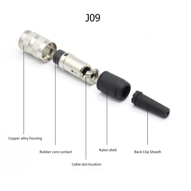 IP67 M16 Aviation Plug Waterproof 3 4 5 6 7 8 Pin Metal Circular Connector C091 J09 Male Female Connectors for Mechanical