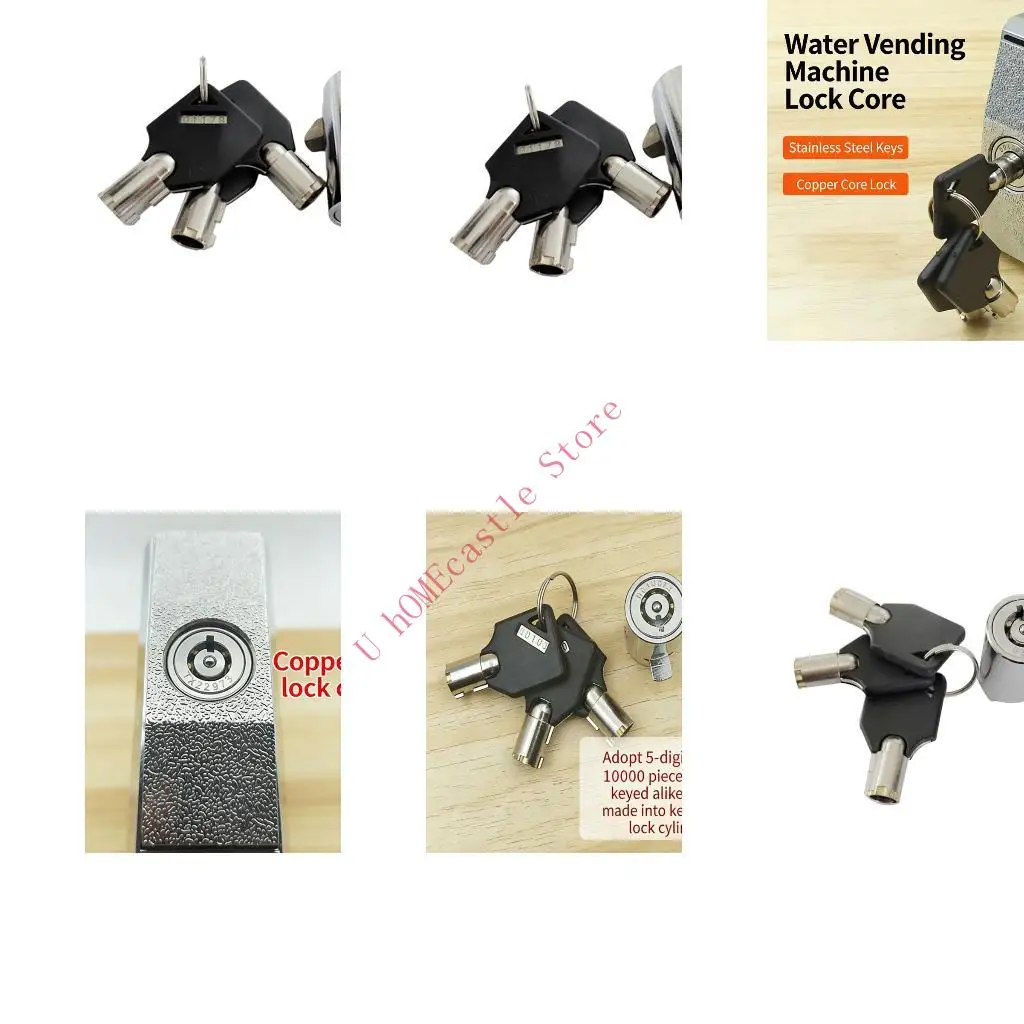 63HF Universal Lock Vending Lock Cylinder with For Snacks Beverage Vending machines Accessories Enduring