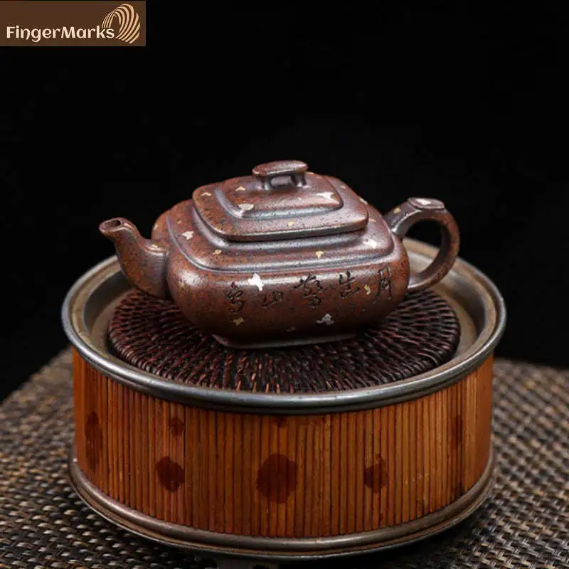 

150ml | Authentic Yixing Zisha Teapot | Sifang Xin Qiao - Firewood Fired Duan Ni