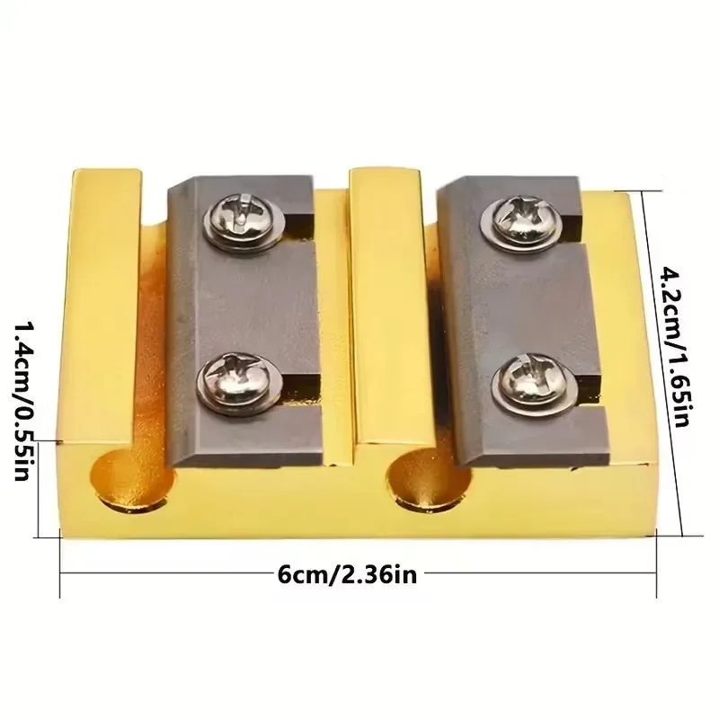 This violin peg shaver fits for repairing and servicing violin tuning pegs for luthier work.