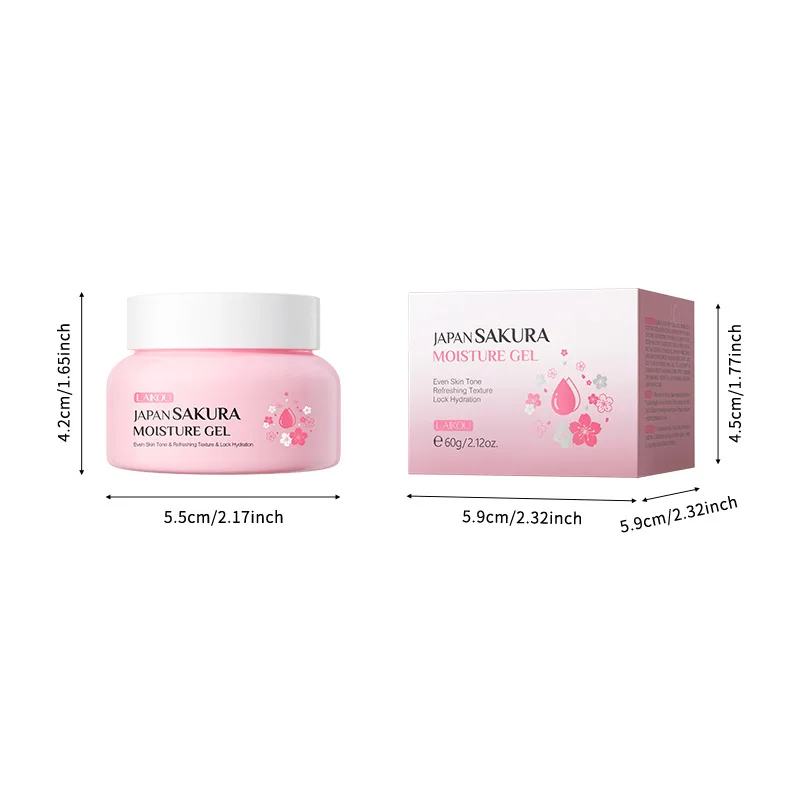 LAIKOU Cherry blossom hydrating cream 60g  Nourish Korean Skin Care