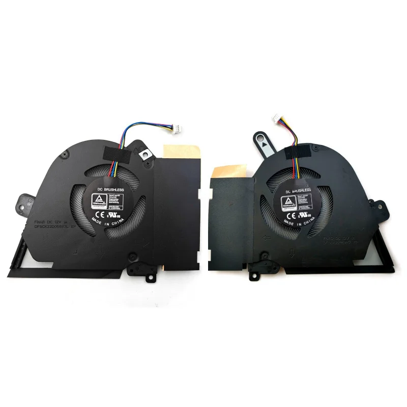 H New for Asus TUF Dash F15 FX516 FX516P Air RTX3070 CPU & GPU Cooling Fans 12V