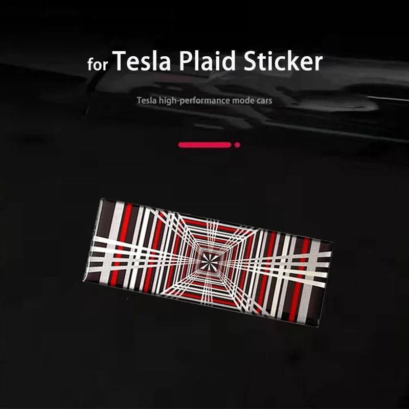 

3D Aluminum Alloy Performance Badge Emblem Sticker for Tesla Model 3 Y S X Plaid Exterior Upgrade Car Accessories Trims Decor