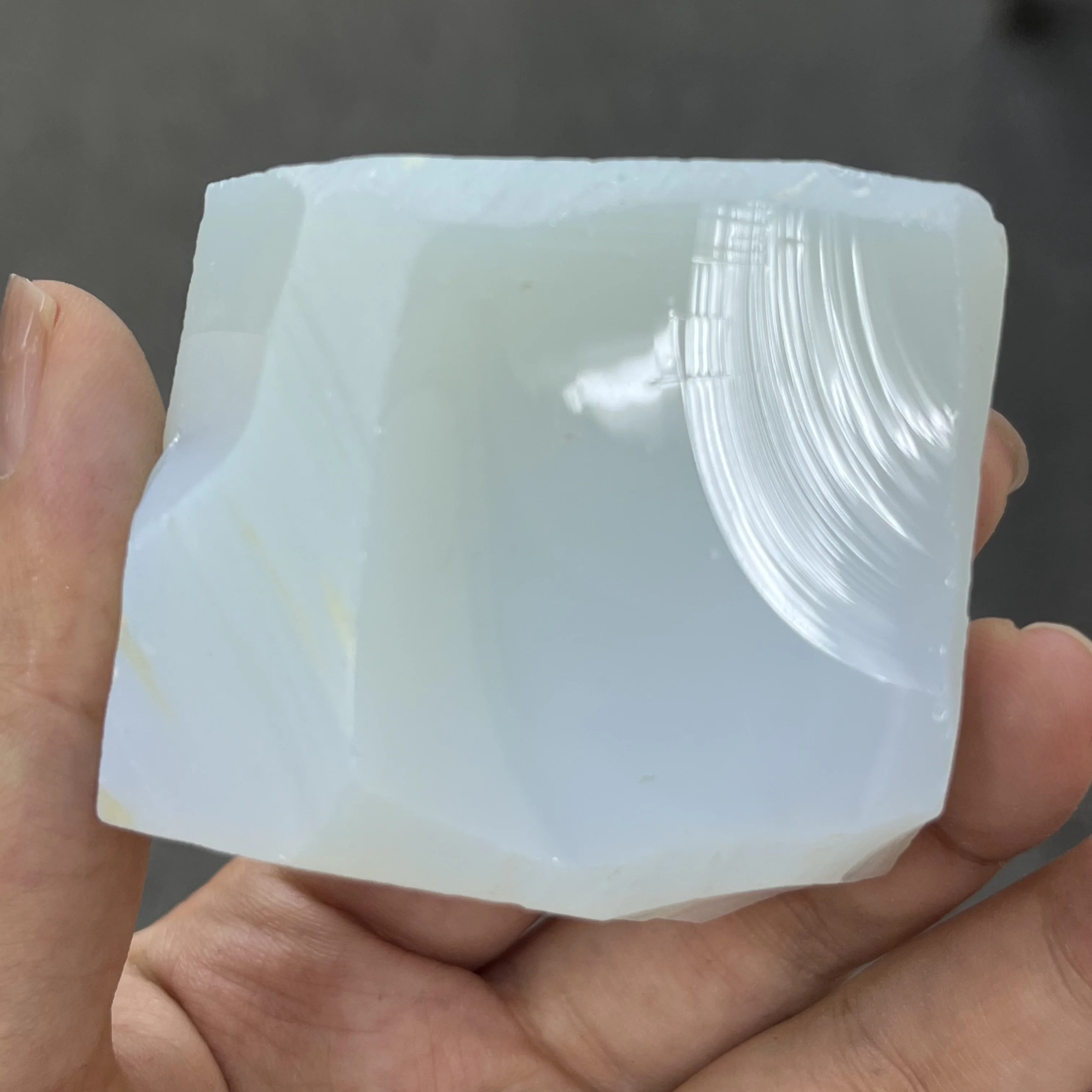 200g/Bag Synthetic Nano Gems Raw Material Opal White #001/2 Color Nanosital Rough Stone For Jewellery Making