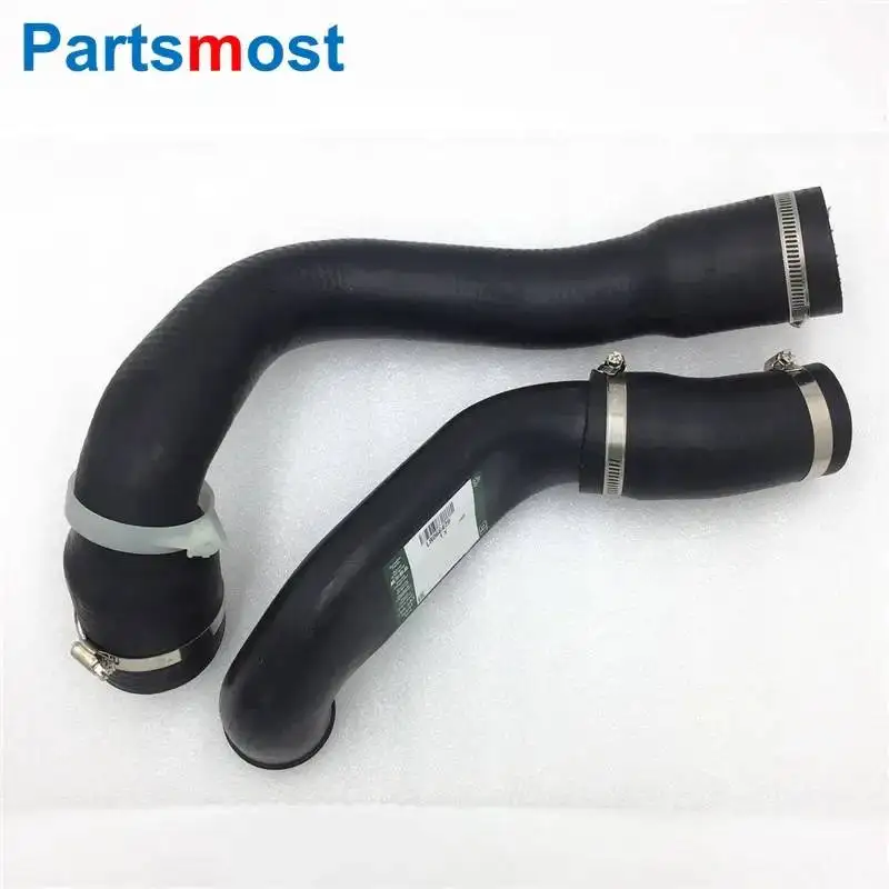 LR002589 LR066429 INTERCOOLER INLET MANIFOLD PIPE FOR LAND ROVER LR2 FREELANDER 2.2 INTERCOOLER TO MANIFOLD HOSE WITH CLAMPS NEW