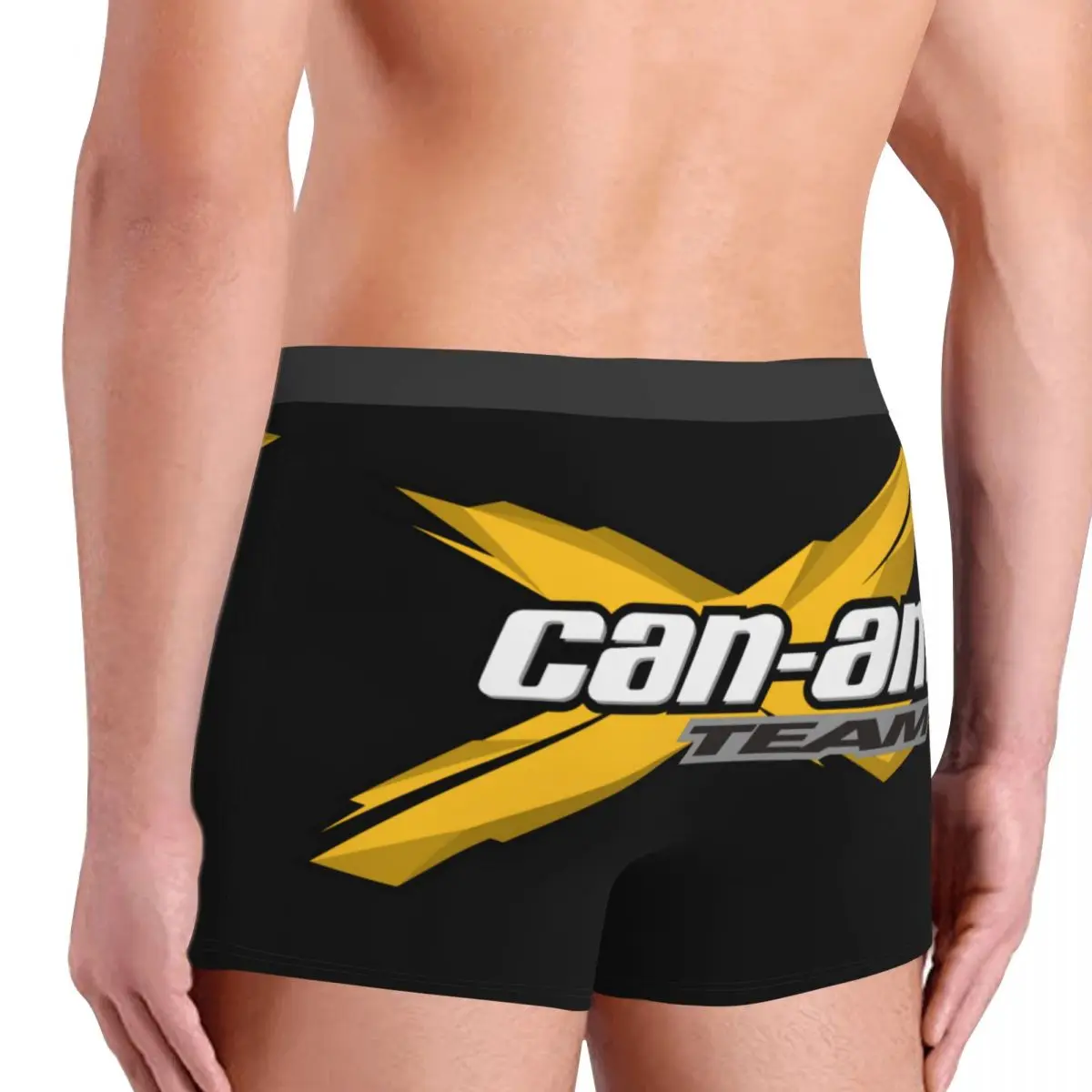 Homens engraçados podem ser boxers shorts, calcinha respirável, cuecas BRP, cuecas motocicleta, roupa interior