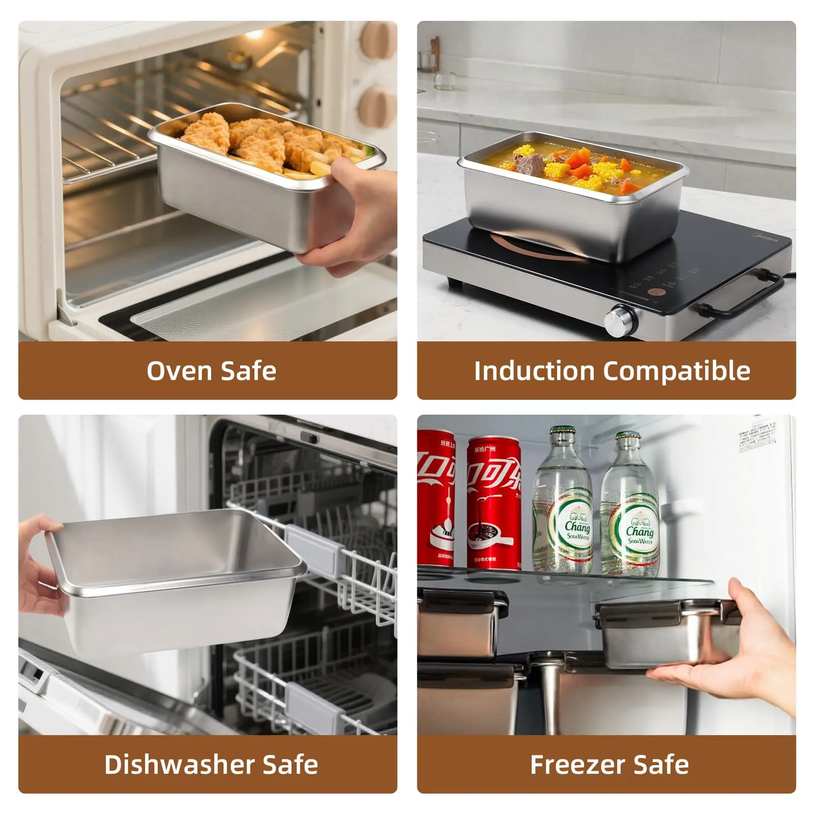 316 Stainless Steel Fresh-keeping Box with Exhaust Valve LFGB Certified Fruit Fresh-keeping Fridge Box Good Airtight Container - view 5