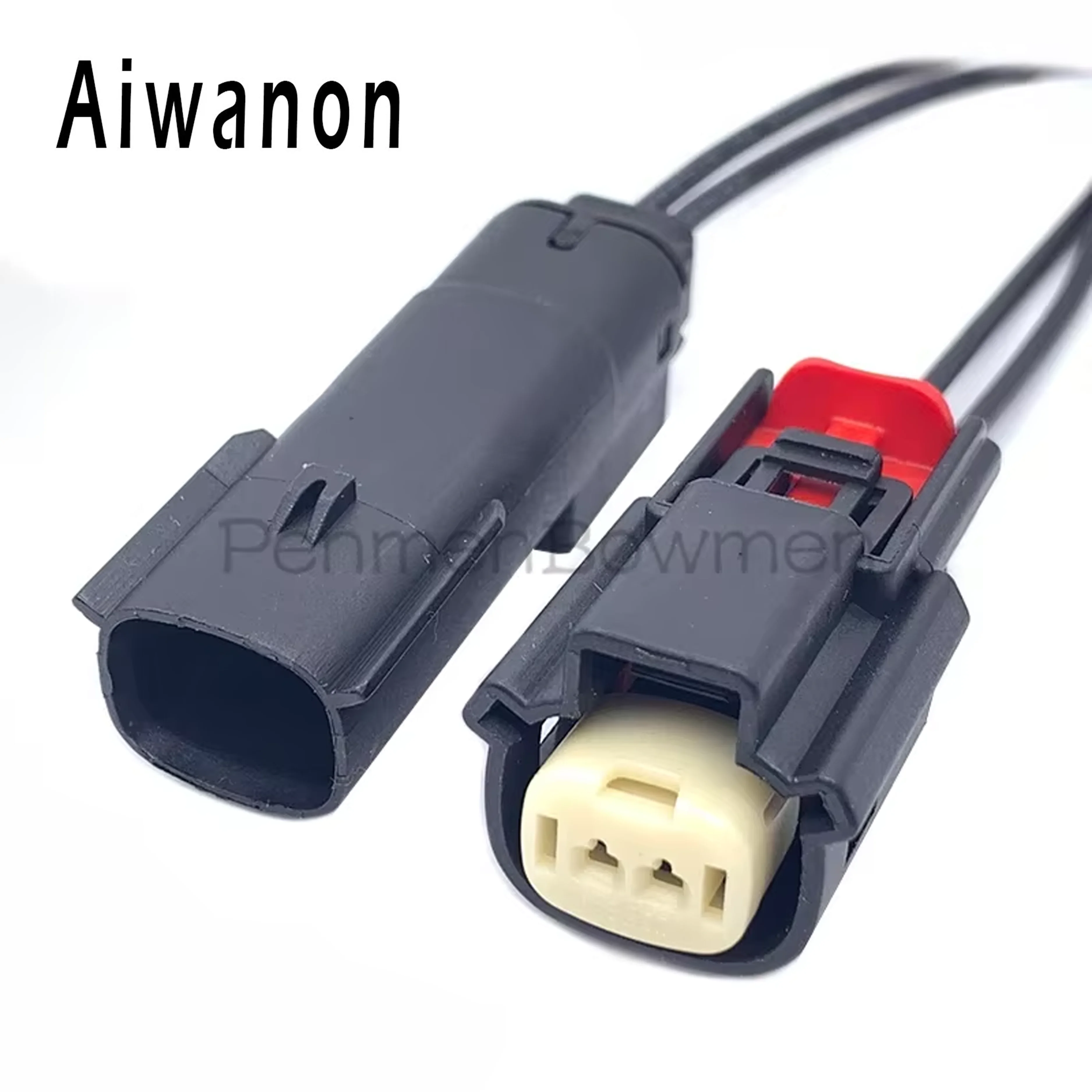 

1 Set 2 Pin Auto Lamp Socket Temperature Electrical Cable Connectors Female Wire Harness Plug For Buick 33471-0201 33481-0201