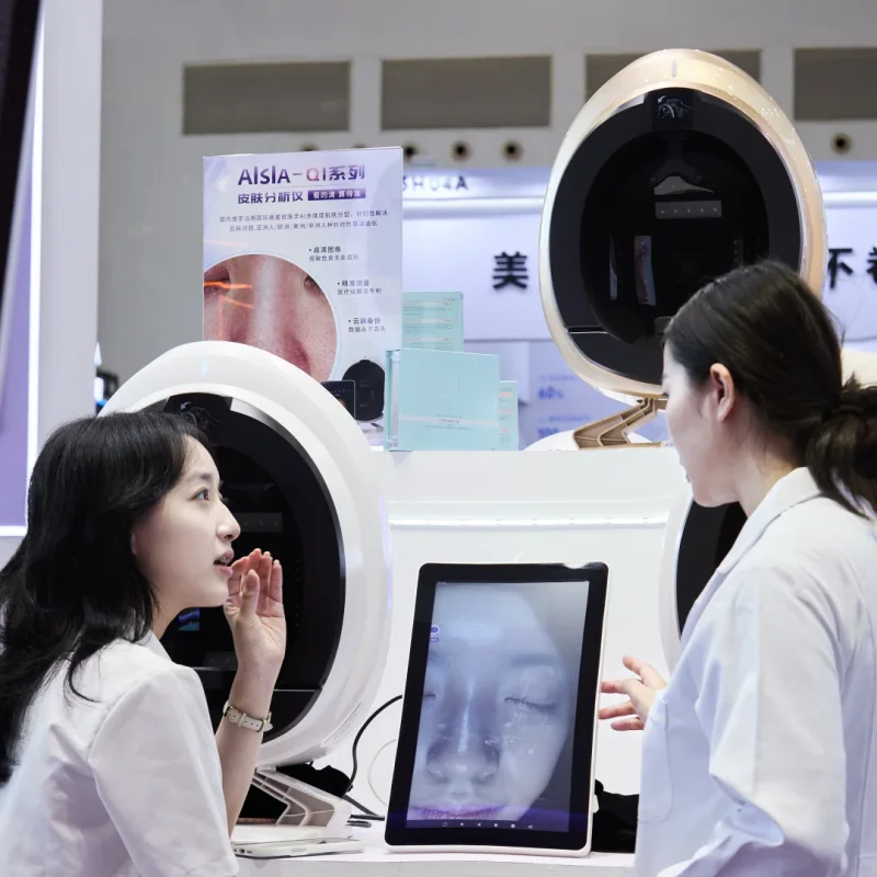 AISIA Q1 3D AI Facial Skin Analyzer Detection Skin Problem Diagnosis 8 Spectrum Professional Analysis Beauty Salon Equipment