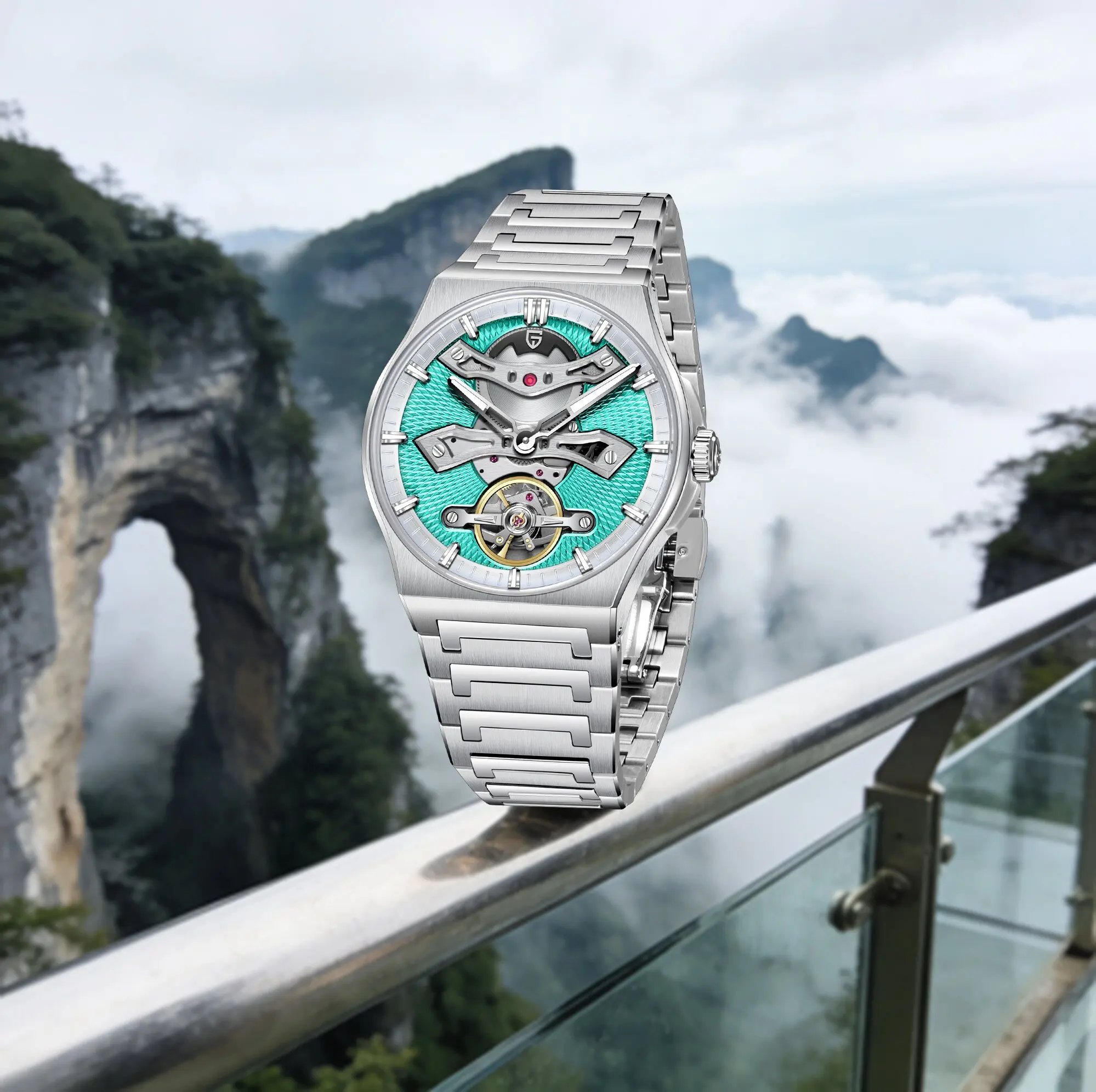 PAGANI DESIGN Men Automatic Mechanical Watch Exclusive Collection Of Exquisite Sapphire Mirror Tourbillon 100m Waterproof Watch