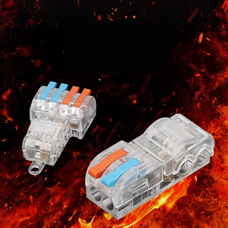 10Pcs Type T Electrical Cable Connector Quick Lamps and lanterns Snap Splice of terminal Wire Lock Wire Crimp Connecting The