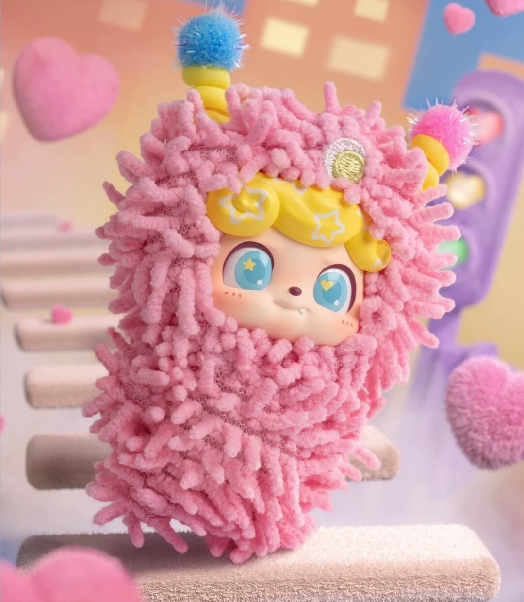 

Новая модная музыка Jotoys Odd And Odd Q Bao Radio Club, мини-плюшевая кулон, кукла в слепой коробке, модная игра, подарок для девочки