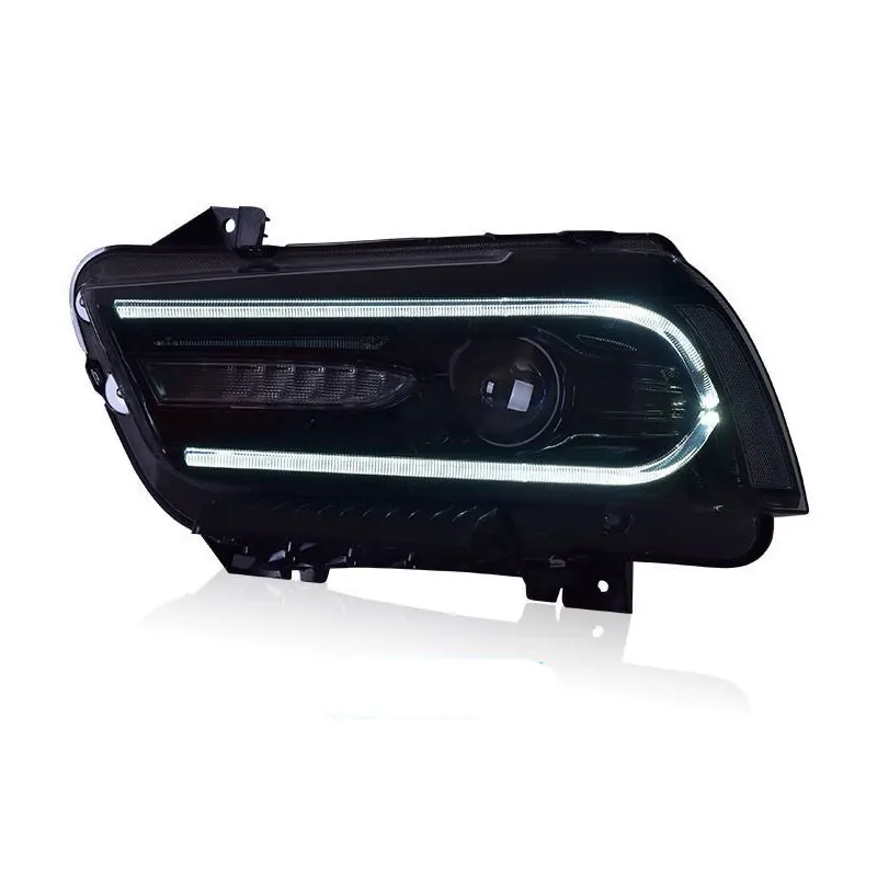 Car RGB Led Headlight For Dodge Challenger 2008-2020 Accessories DRL Multicolor Light Headlamp Assembly