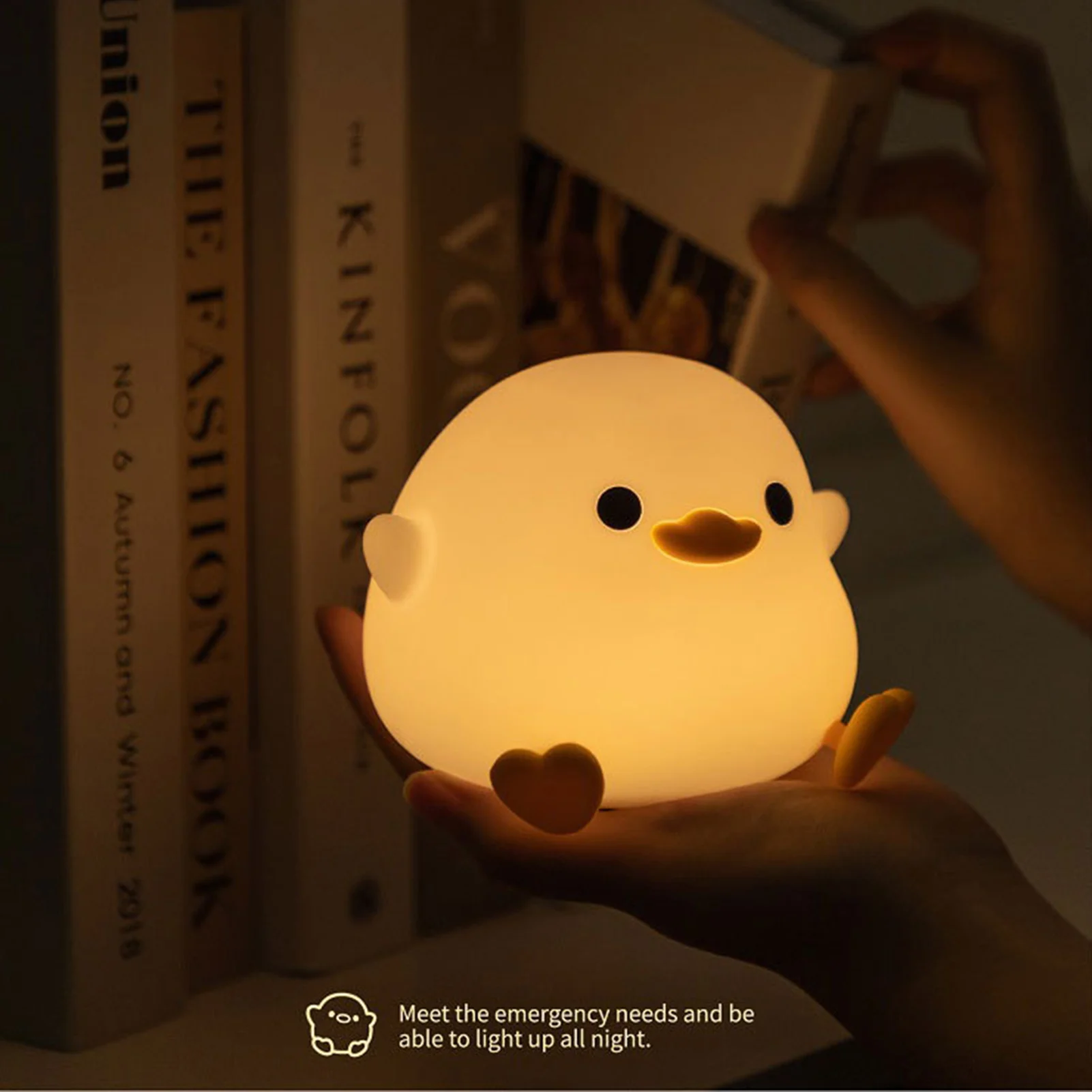 Timerable Cartoon Ducks Night Light Fashionable Bedside Desk Lamp For Bedroom Children Room