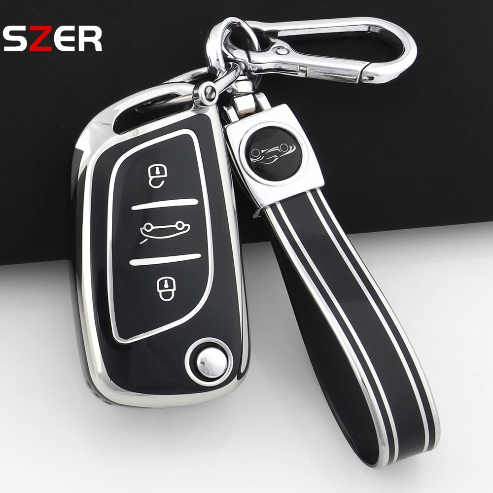 Nueva Funda Protectora de TPU para Llave de Coche Citroen Peugeot C1 C2 C3 C4 C5 XSARA PICA 306 407 807 DS DS3 DS4 DS5 DS6