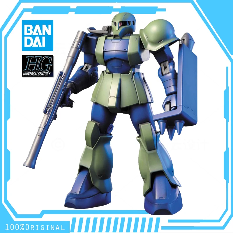 In Stock BANDAI ANIME HG 1/144 HGUC MOBILE SUIT GUNDAM MS-05B ZAKU Assembly Plastic Model Kit Action Toys Figures Gift