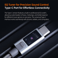 KZ-M2 Silver-plated upgrade cable with dual 3.5 mm/Type C microphone for EDX Pro X AS16 Pro PRX Zenith