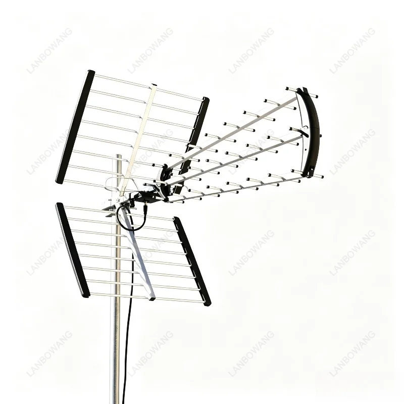 27 Elements Long Distance Outdoor UHF Yagi TV Antenna High Gain With Reflector For DTMB DVB-T2 Digital Signal Reception