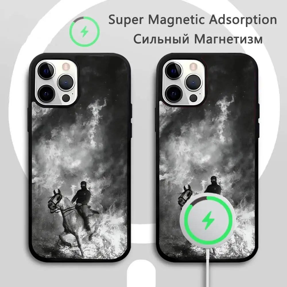 Чехол для телефона Epc Alpha Wann Music DONDADA MIXTAPE VOL 1, сильный магнитный чехол для iPhone 16 15 14 13 Pro Max 11 12 Mini для Magsafe