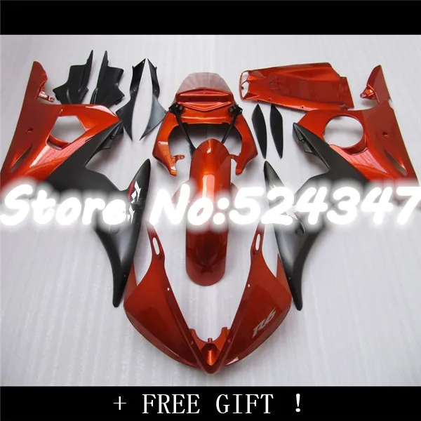 

For YZF-R6 2003 2004 2005 YZF R6 03 04 05 YZFR6 03-05 orange body motorcycle ABS fairing for Yamaha-Nn