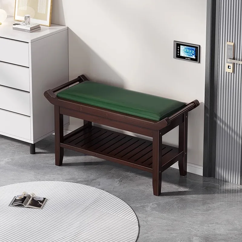 Modern Entryway Shoe Storage Bench with Seat Multifunctional Shoe Rack with Soft Cushion for Hallway/